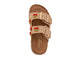 bebe Girl's Sandals - Comfortable, Easy Slide-On with Cherry Charm Detail