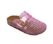 bebe Girl's Footbed Jelly Clogs - Easy Slip-On Design with Buckle and Charms