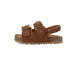 bebe Girl's Footbed Sandals - Comfortable Design with Double Buckle and Charms