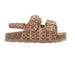 bebe Girl's Footbed Sandals - Comfortable Design with Double Buckle and Charms