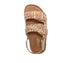 bebe Girl's Footbed Sandals - Comfortable Design with Double Buckle and Charms