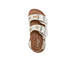 bebe Girl's Footbed Sandals - Comfortable Design with Double Buckle and Charms