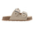 bebe Girl's Footbed Sandals - Lightweight with Secure Buckles and Multi-Charm Details