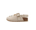 bebe Toddler Girls' Clogs – Slip-On Clog Sandals with Buckle Strap, Comfortable Slingback Shoes for Girls