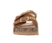 bebe Toddler Girl's Footbed Sandals - Comfortable Slip-On Summer Shoes with Charm Accents