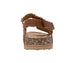 bebe Toddler Girl's Footbed Sandals - Comfortable Slip-On Summer Shoes with Charm Accents