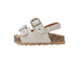 bebe Toddler Girl's Footbed Sandals - Comfortable Slip-On Summer Shoes with Charm Accents