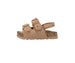 bebe Toddler Girl's Footbed Toddler Girl's Footbed Sandals & Comfortable Slip-On Summer Shoes with Cherry Charms