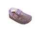 bebe Toddler Girl's Footbed Jelly Clogs & Slip-On Summer Shoes with Buckle Strap and Charm Accents