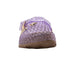 bebe Toddler Girl's Footbed Jelly Clogs & Slip-On Summer Shoes with Buckle Strap and Charm Accents