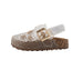 bebe Toddler Girl's Footbed Jelly Clogs & Slip-On Summer Shoes with Buckle Strap and Charm Accents