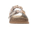 bebe Toddler Girl's Footbed Sandals & Comfortable Slip-On Summer Shoes with Buckles and Multi Charms