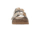bebe Toddler Girl's Footbed Sandals & Comfortable Slip-On Summer Shoes with Buckles and Multi Charms