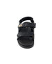 bebe Women's Sandal with Rhinestone Rope Binding and bebe Logo Rivet Detail