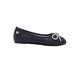 bebe Girls' Ballet Flats - Sparkly Ballet Shoes for Girls with Glitter and Rhinestone Bow, Girl's Shoe for Little Kid/Big Kid