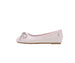 bebe Girls' Ballet Flats - Sparkly Ballet Shoes for Girls with Glitter and Rhinestone Bow, Girl's Shoe for Little Kid/Big Kid