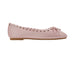 bebe Girl's Ballet Flats & Comfy Easy Slip-On Shoes with Cut-Out Detail, Bow & Hanging Charm