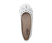 bebe Girl's Ballet Flats & Comfy Easy Slip-On Shoes with Cut-Out Detail, Bow & Hanging Charm
