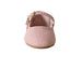 bebe Girls Embossed Shimmer Ballet Flat Shoes with Hanging Charms