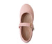 bebe Girls Embossed Shimmer Ballet Flat Shoes with Hanging Charms