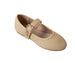 bebe Girl's Shimmer Mary Jane Ballet Flats with Adjustable Buckle Strap