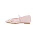 bebe Toddler Girls' Ballet Shoes – Shimmer Ballet Flats with Charms, Dressy Toddler Ballet Shoes, Ballet Shoes for Girls