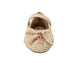 bebe Toddler Girl's Ballet Flat with Cherry Charm, Bow, and Heart Rivet