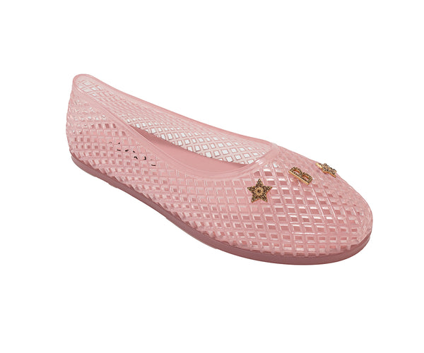 bebe Women's Jelly Sandals - Comfortable Dress Shoes for Women Cute Flat Sandals with Charms