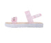 bebe Toddler Girl's PCU sandal with Glitter Flower and RS