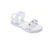 bebe Toddler Girl's PCU sandal with Glitter Flower and RS