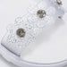 bebe Toddler Girl's PCU sandal with Glitter Flower and RS
