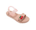 bebe Girl's Sandals – Cute Fashion Flat Sandals, Summer Flats with Fruit Charms and Ankle Strap (Little Kid-Big Kid)