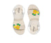 bebe Girl's Sandals – Cute Fashion Flat Sandals, Summer Flats with Fruit Charms and Ankle Strap (Little Kid-Big Kid)