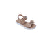 bebe Toddler Girl's PCU Sandal with Bow and Charms