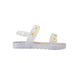 bebe Toddler Girl's PCU Sandal with Flowers