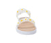 bebe Toddler Girl's PCU Sandal with Flowers