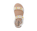 bebe Toddler Girl's PCU Sandal with Flowers