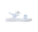 bebe Toddler Girl's PCU Sandal with Bow and Heart Charm