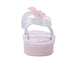 bebe Toddler Girl's PCU Sandal with Bow and Heart Charm