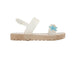 bebe Toddler Girl's PCU Sandal with Sea Life Charms