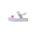 bebe Toddler Girl's PCU Sandal with Sprinkles and Ice Cream Charm
