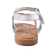 bebe Girls' Sandals - Kids' Open Toe Summer Shoes, Perfect Flat Sandals for Girls with Rhinestone (Little Girl/Big Girl)
