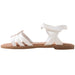 bebe Girls' Sandals - Kids' Open Toe Summer Shoes, Perfect Flat Sandals for Girls with Rhinestone (Little Girl/Big Girl)