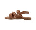 bebe Girl's fashion Sandals with Dome Stud and bebe Logo hw