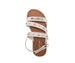 bebe Girl's fashion Sandals with Dome Stud and bebe Logo hw