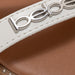 bebe Girl's fashion Sandals with Dome Stud and bebe Logo hw