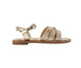 bebe Girl's Fashion Sandals - Stylish Dressy Shoes with Cherry Charm and Signature bebe Logo Hardware