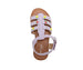 bebe Girl's Fashion Sandals - Comfy Dressy Shoes with Fruit Accents, Studs, and Hanging "b" Charm