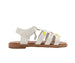 bebe Girl's Fashion Sandals - Comfy Dressy Shoes with Fruit Accents, Studs, and Hanging "b" Charm