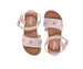 bebe Girl's Sandals – Cute Fashion Flat Sandals and Summer Shoes with Ankle Strap (Little Kid/Big Kid)